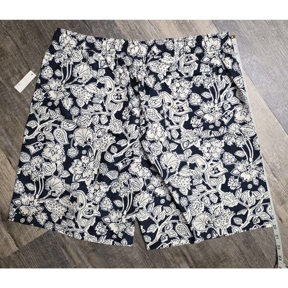 Amazon Essentials Men's Swim Trunks XL Navy Folk Floral Mesh Lining Quick Dry - Picture 4 of 8